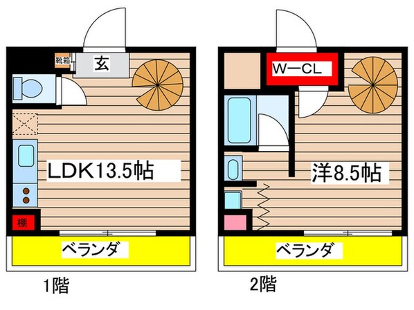 Ｒｅｔｒｅａｔの物件間取画像